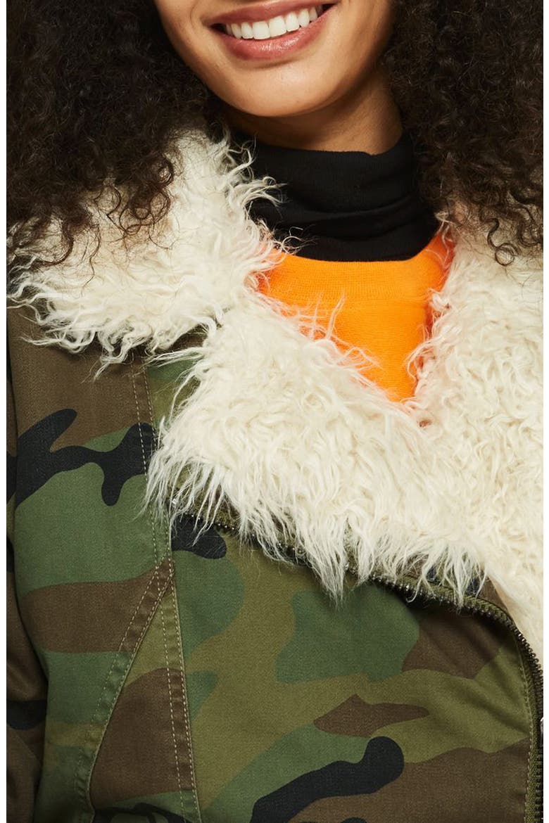 Jake Camouflage Jacket, Alternate, color, OLIVE MULTI