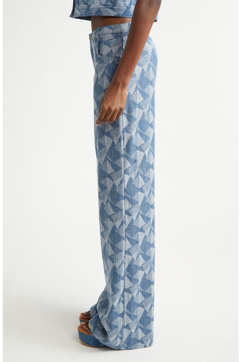 Leo Jeans, Alternate, color, GEO DENIM