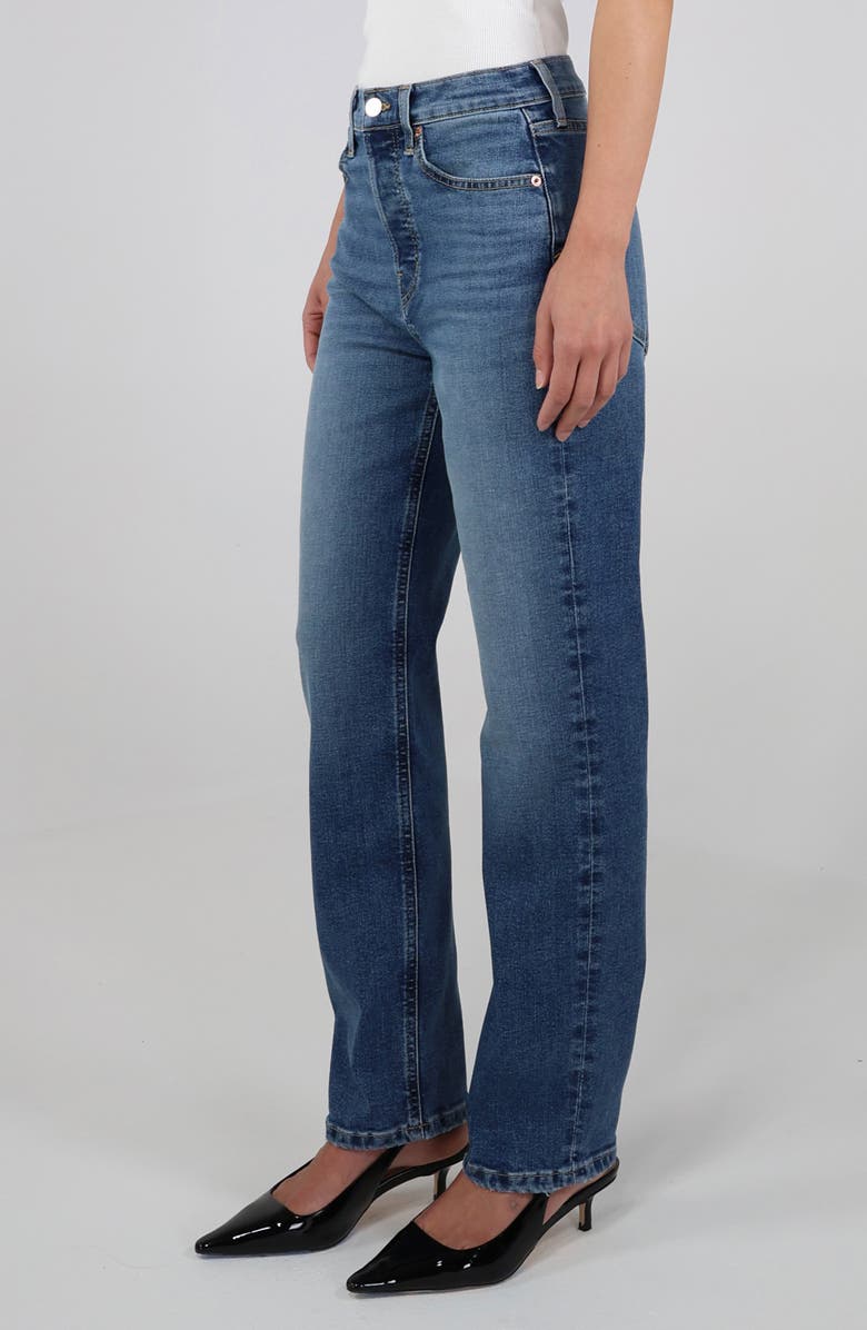 ÉTICA Tyler High Waist Straight Leg Jeans, Alternate, color, Northport