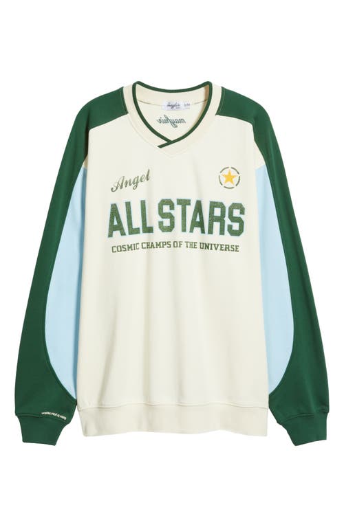 THE MAYFAIR GROUP THE MAYFAIR GROUP ANGEL ALL-STARS SPORT V-NECK SWEATSHIRT
