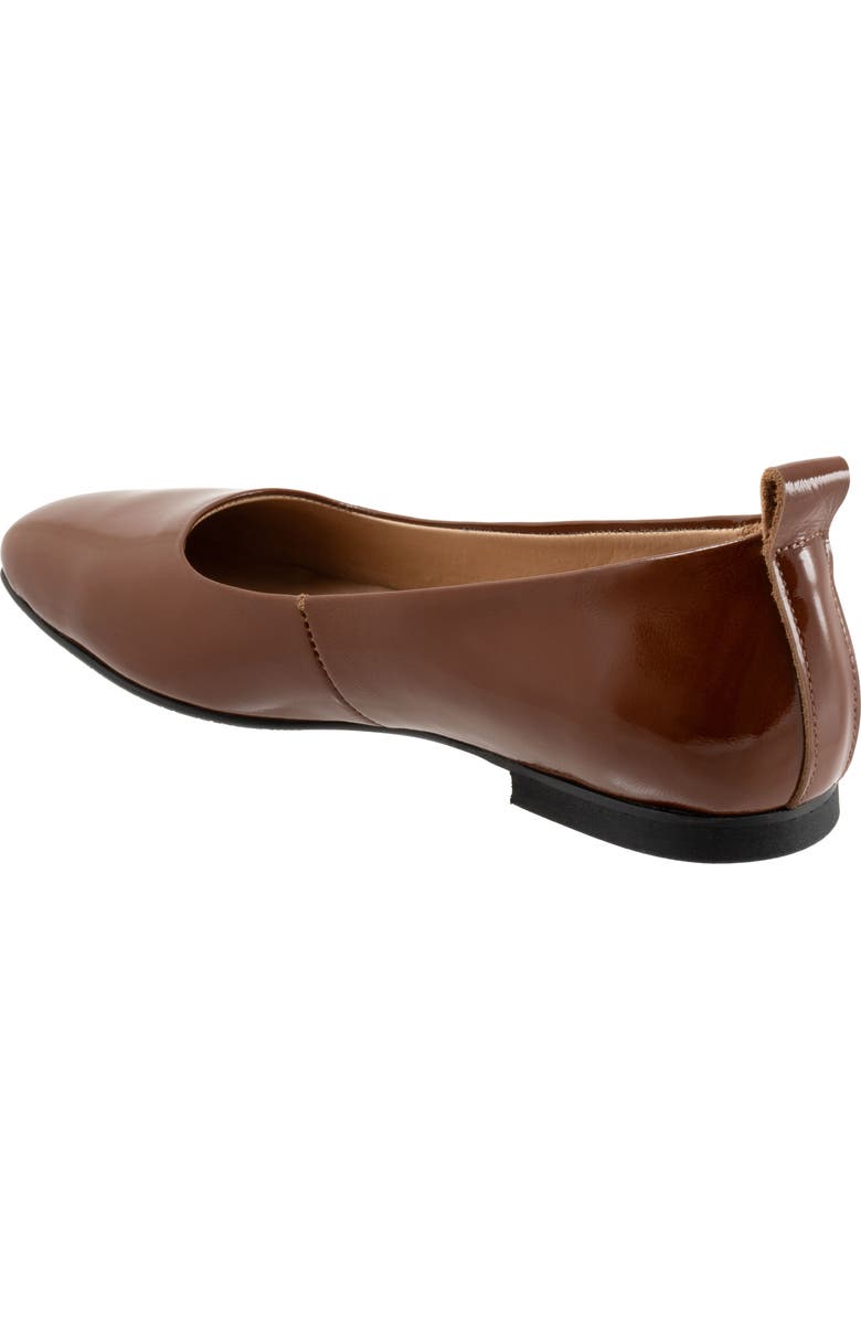 Bueno Elizabeth Flat, Alternate, color, Walnut Patent