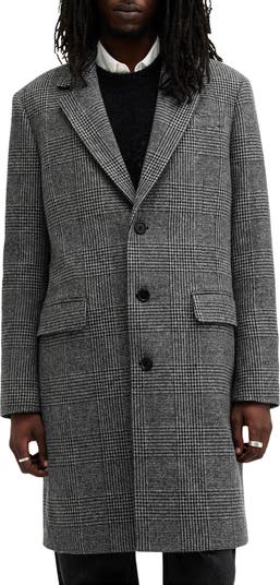 AllSaints Whitlock Mixed Check Wool Blend Coat | Nordstrom AllSaints Whitlock Mixed Check Wool Blend Coat | Nordstrom