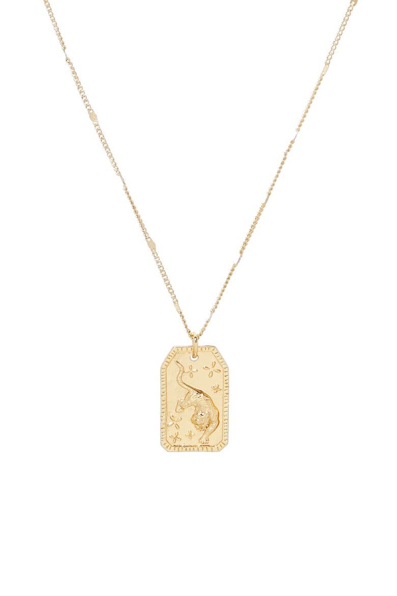 Cristina Martinez Power Pendant Necklace, Main, color, GOLD