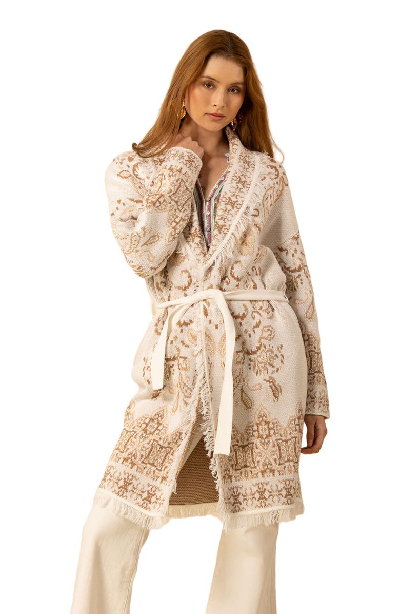 Hale Bob Capri Midi Jacquard Sweater, Alternate, color, 