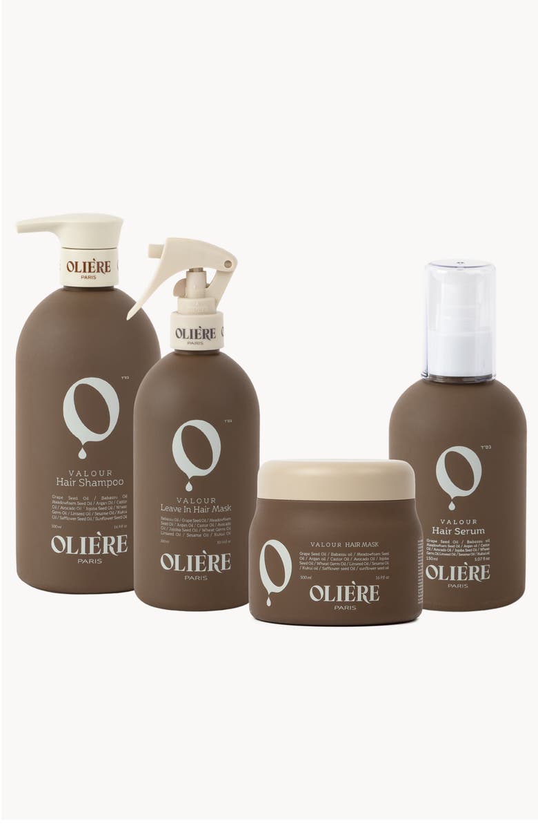 Oliere Paris Valour Smoothing Repairing Shine-Enhancing Hair Care Set $288 Value, Main, color, NO COLOR