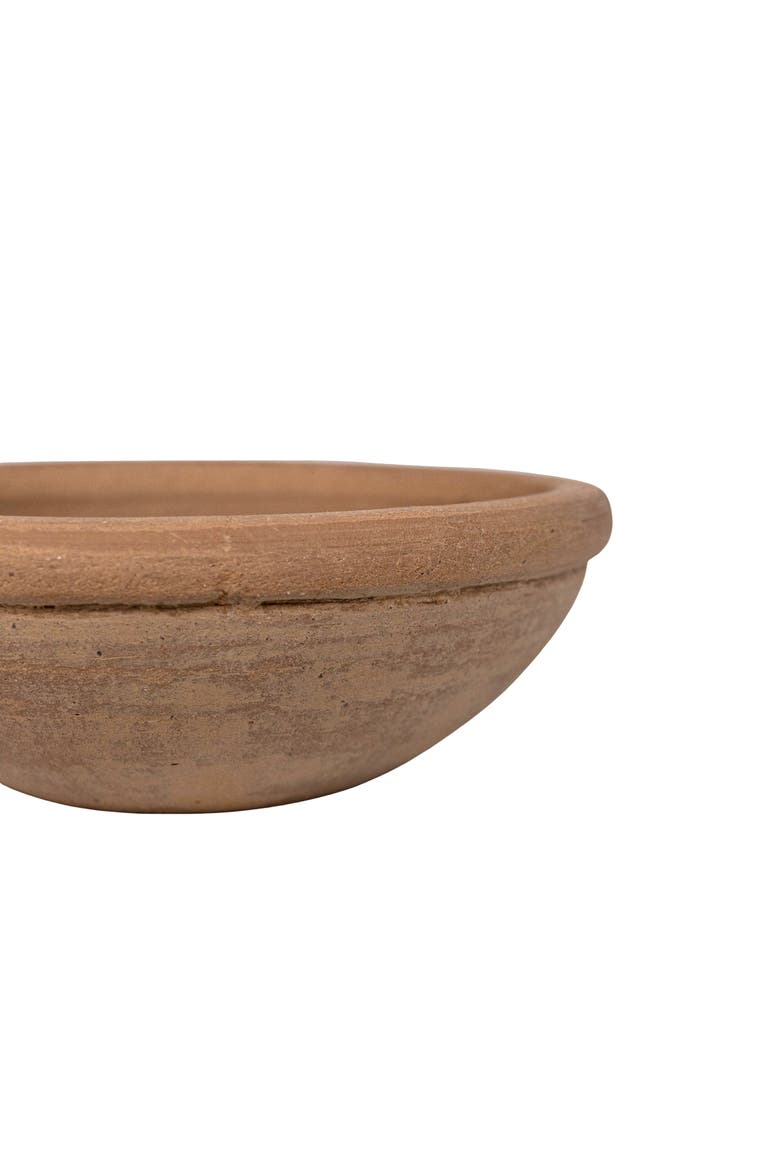 Natural Terracotta Serving Bowl, Alternate, color, Orange