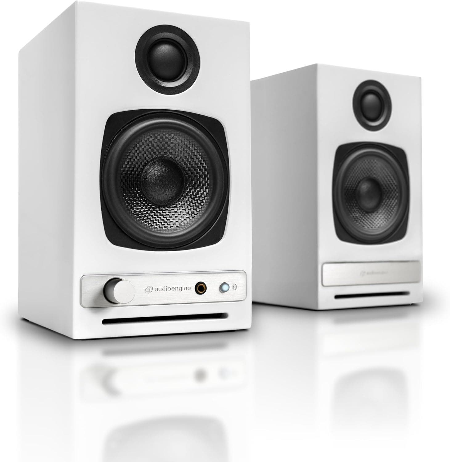Audioengine HD3 Premium Desktop Speakers System w/Bluetooth aptX-HD in White 
