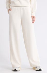 Z by Zella Whisper Knit High Waist Wide Leg Pants
