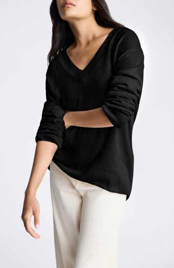 Kenneth Cole Oversize V-Neck Sweater