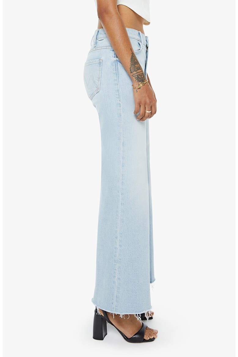 The Lil Huster Roller Simp High Waist Fray Hem Jeans, Alternate, color, BRING THE COOLER