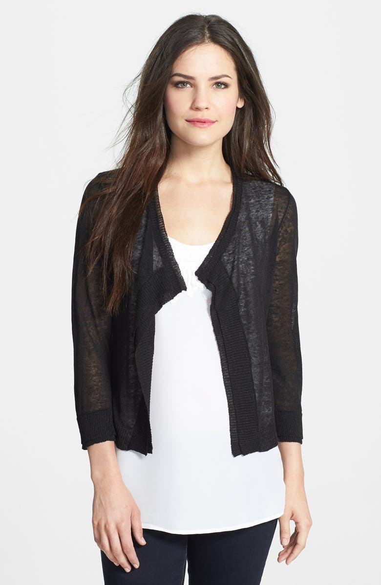 NIC+ZOE Double Trim Cardigan, Main, color,