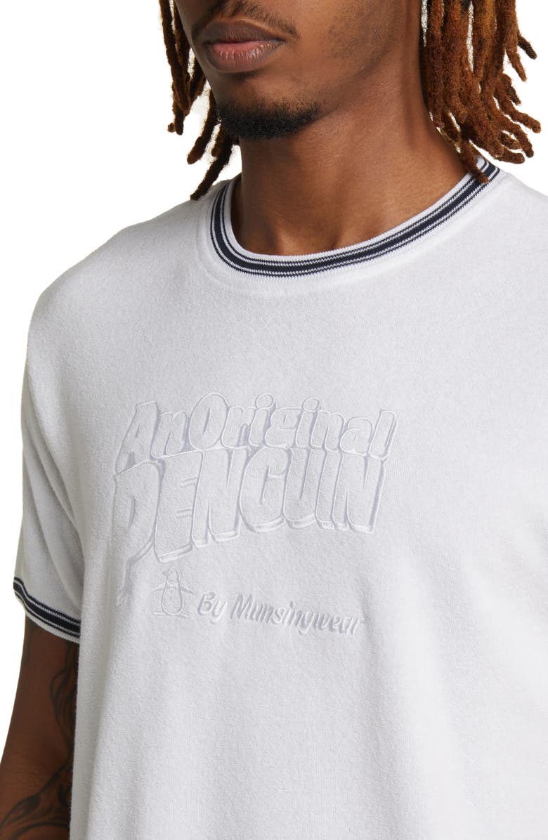 Original Penguin Terry Cloth Ringer T-Shirt, Alternate, color, 