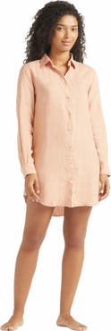Vilebrequin Women's Solid Linen Shirt Dress