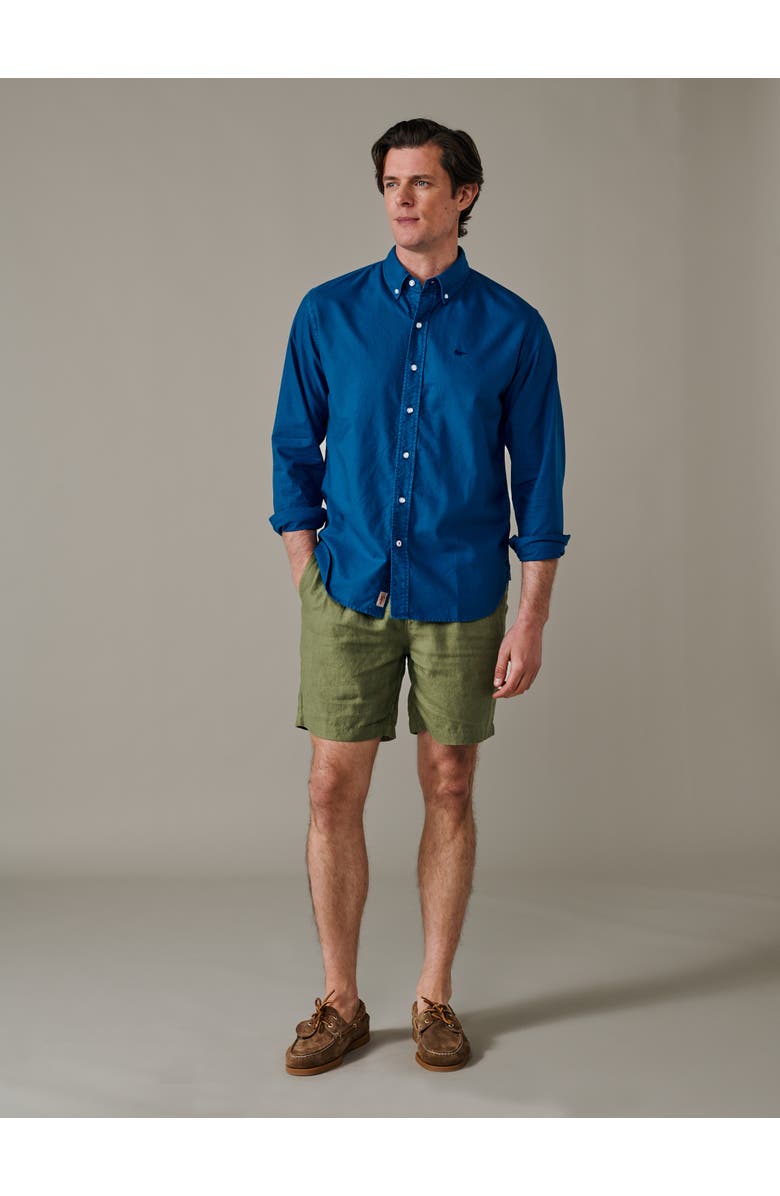 Aubin Horkstow Lightweight Oxford Shirt, Alternate, color, Bright Blue