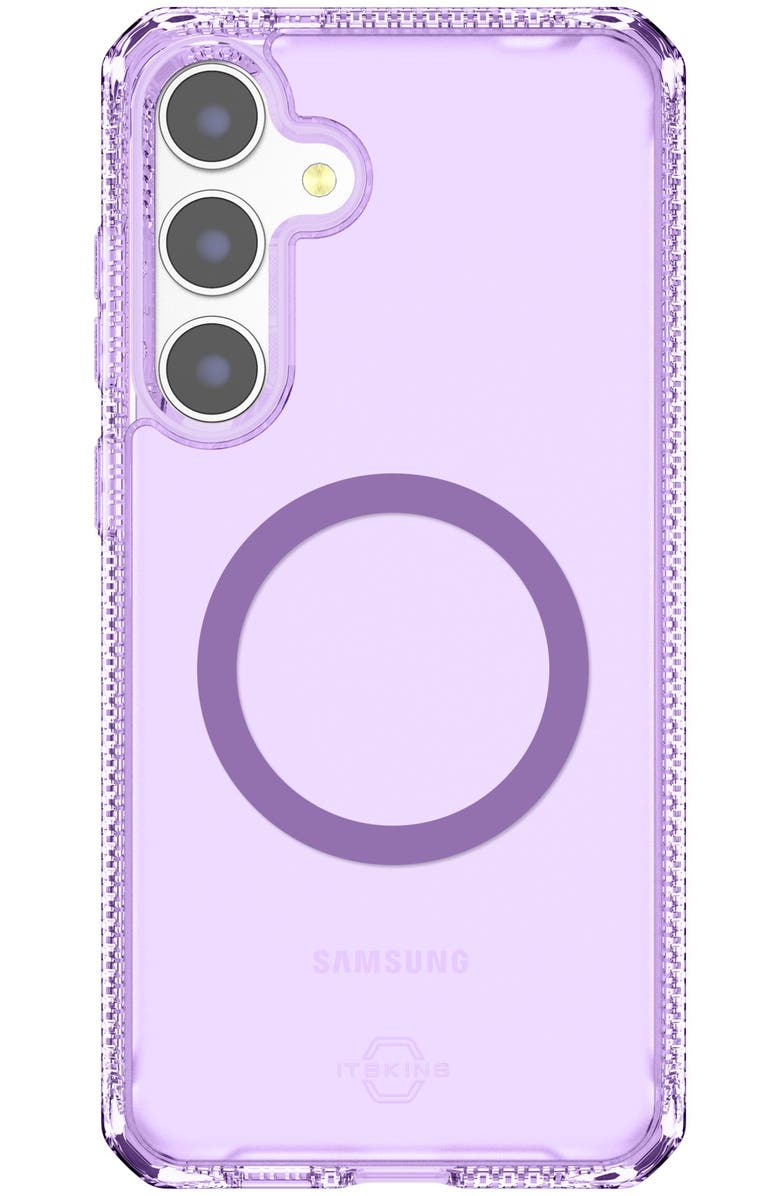 ITSkins Hybrid_R Vapor MagSafe Case for Samsung Galaxy S25 Plus, Main, color, Purple