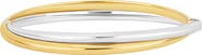 Bony Levy Two-Tone 14K Gold Bangle