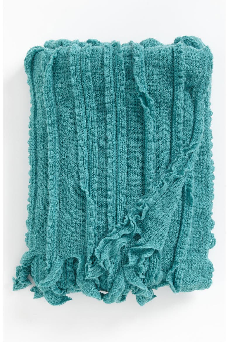'Flirty' Throw, Main, color, BLUE MIST