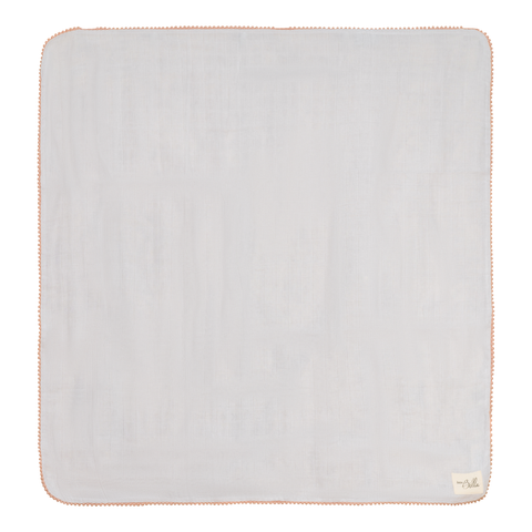 Cotton Pom Pom Trim Swaddle (Baby)