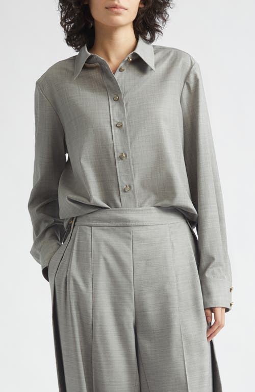 Zimmermann Valiant Wool Button-up Shirt In Multi