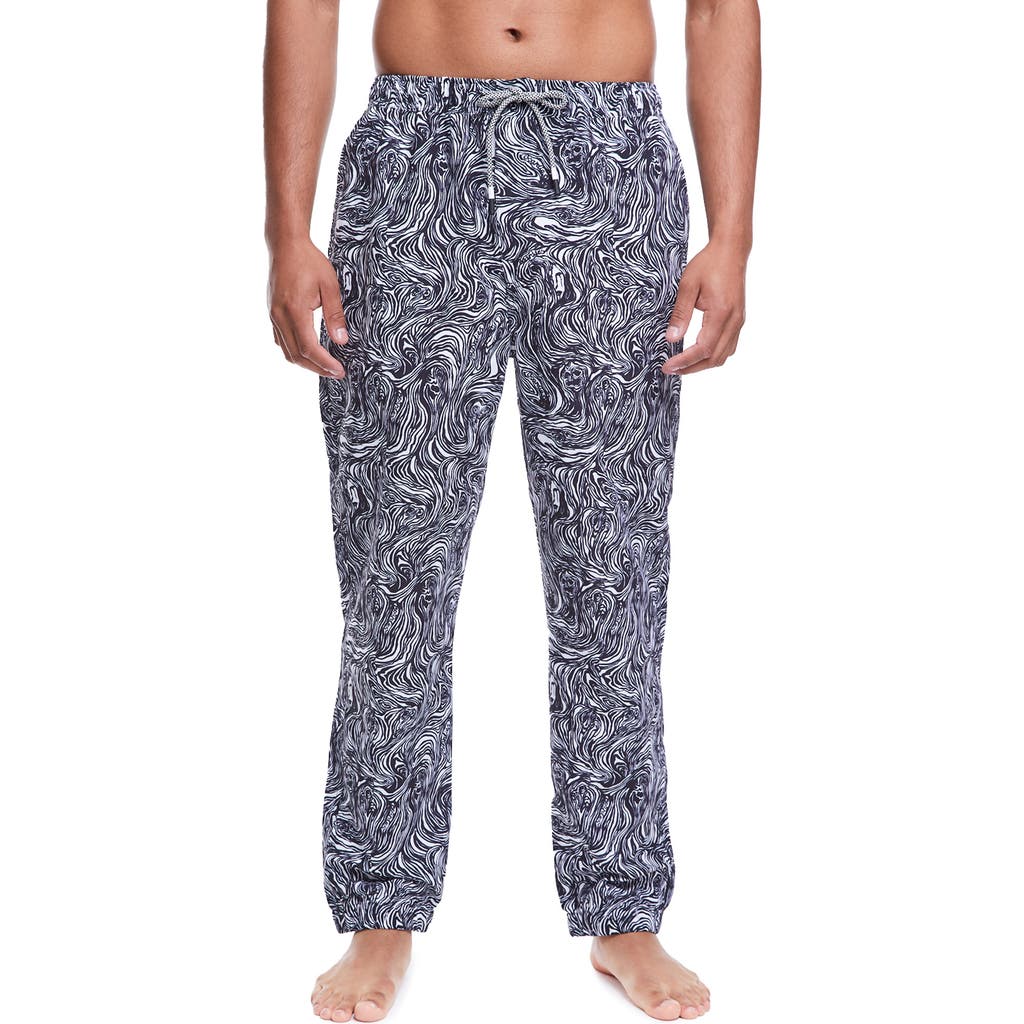 Boardies Forest Faces Drawstring Pants in Black White  product