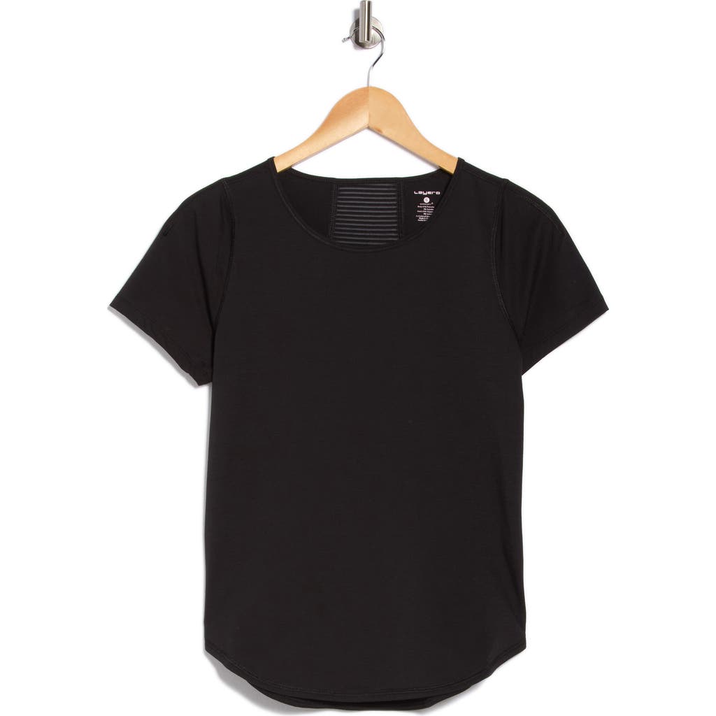 Layer 8 Wisdom Performance T-shirt In Black