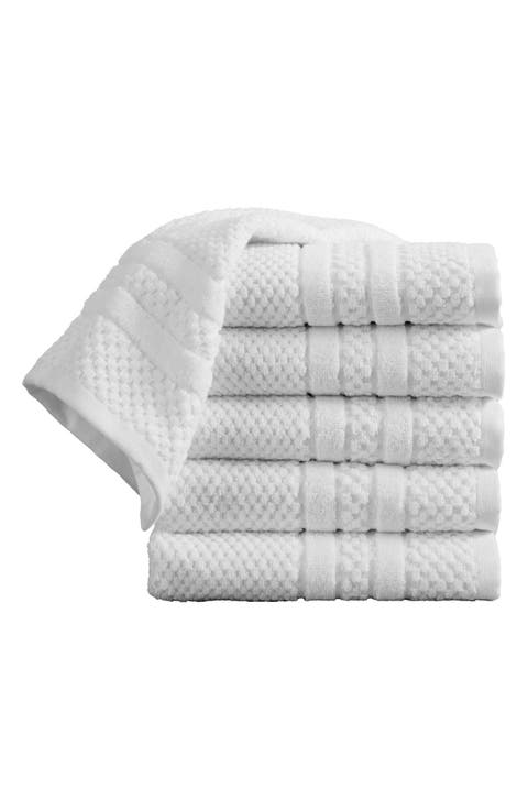 6-Pack Checker Texture Hand Towels