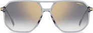 Carrera Eyewear 59mm Double Bridge Gradient Square Sunglasses