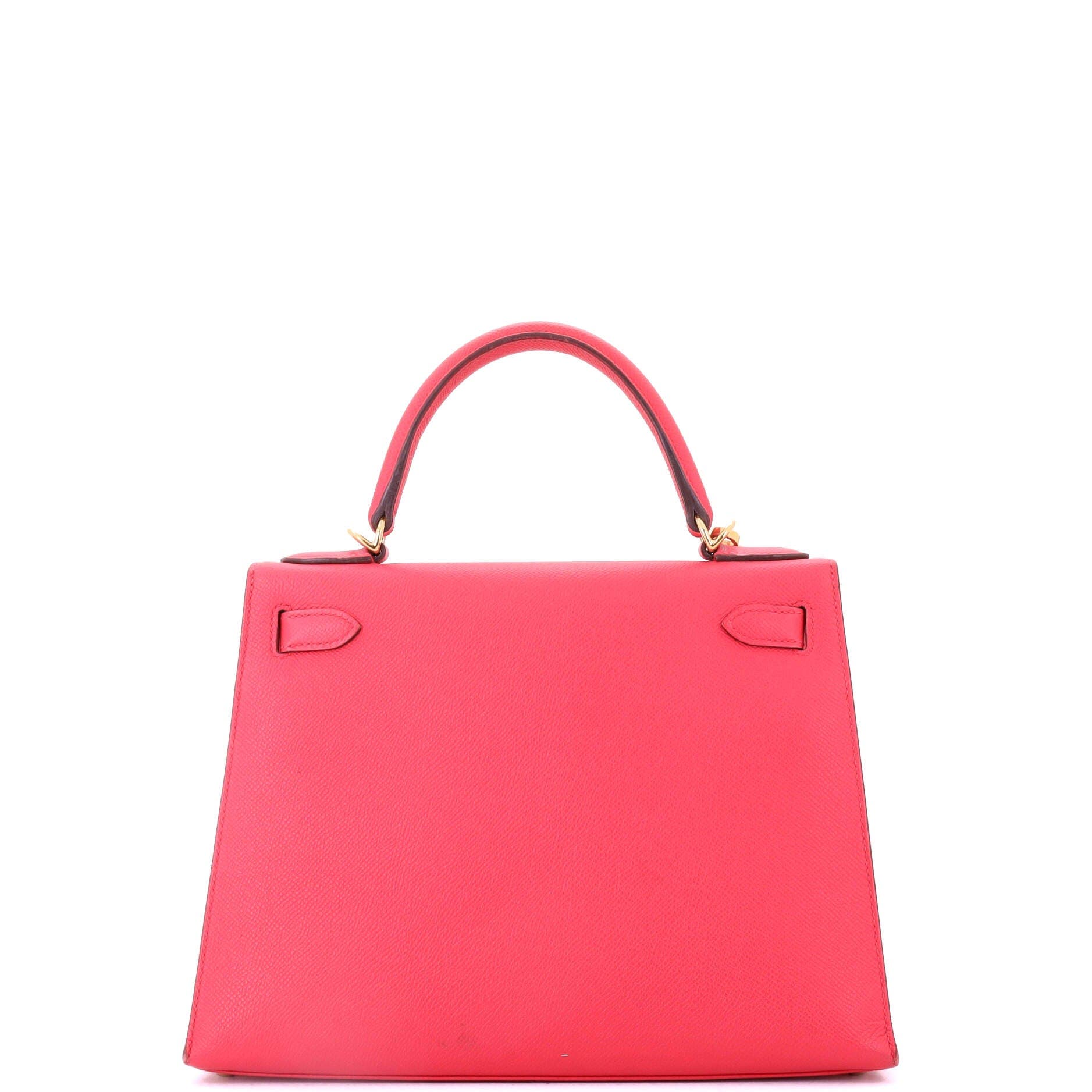 Pre-Owned Hermes Kelly Handbag Pink Epsom with Gold Hardware 28, Alternate, color, 