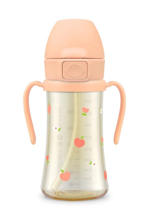 Premium Straw Cup with Flip Top 10oz - Stage 2 Straw