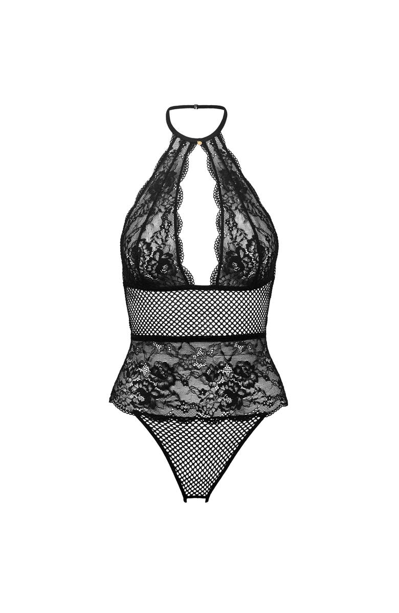 Adore Me Gilda Bodysuit Lingerie, Alternate, color, 