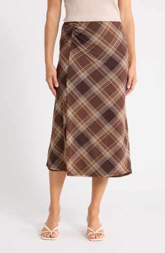 On the Way Printed Midi Skirt