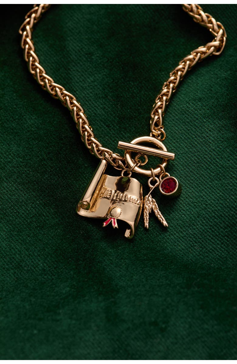 Alex and Ani The Wizard of Oz Scarecrow Toggle Bracelet, Alternate, color, Gold