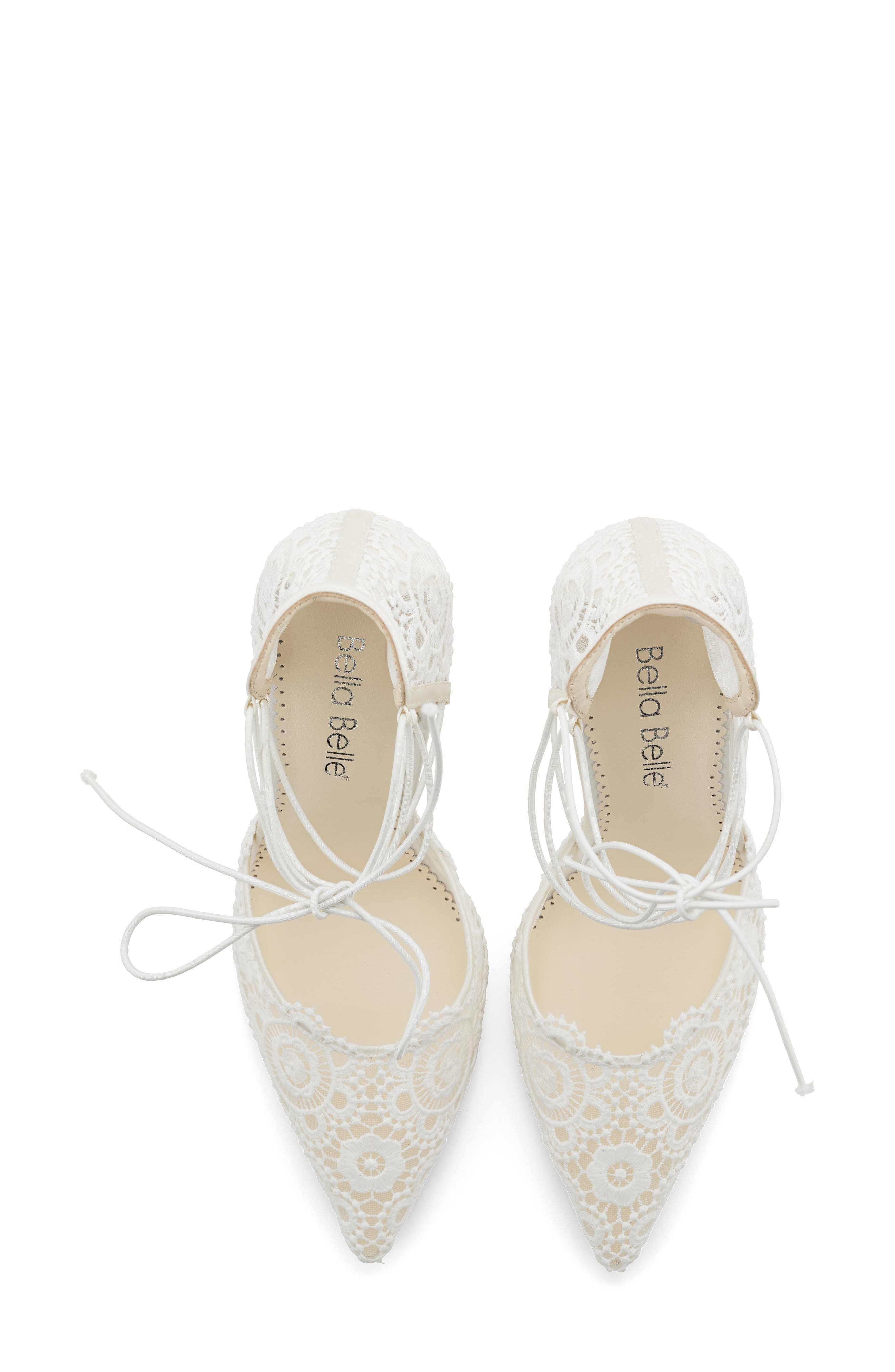 Bella Belle Cameron Pointed Toe Lace Pump, Alternate, color, 