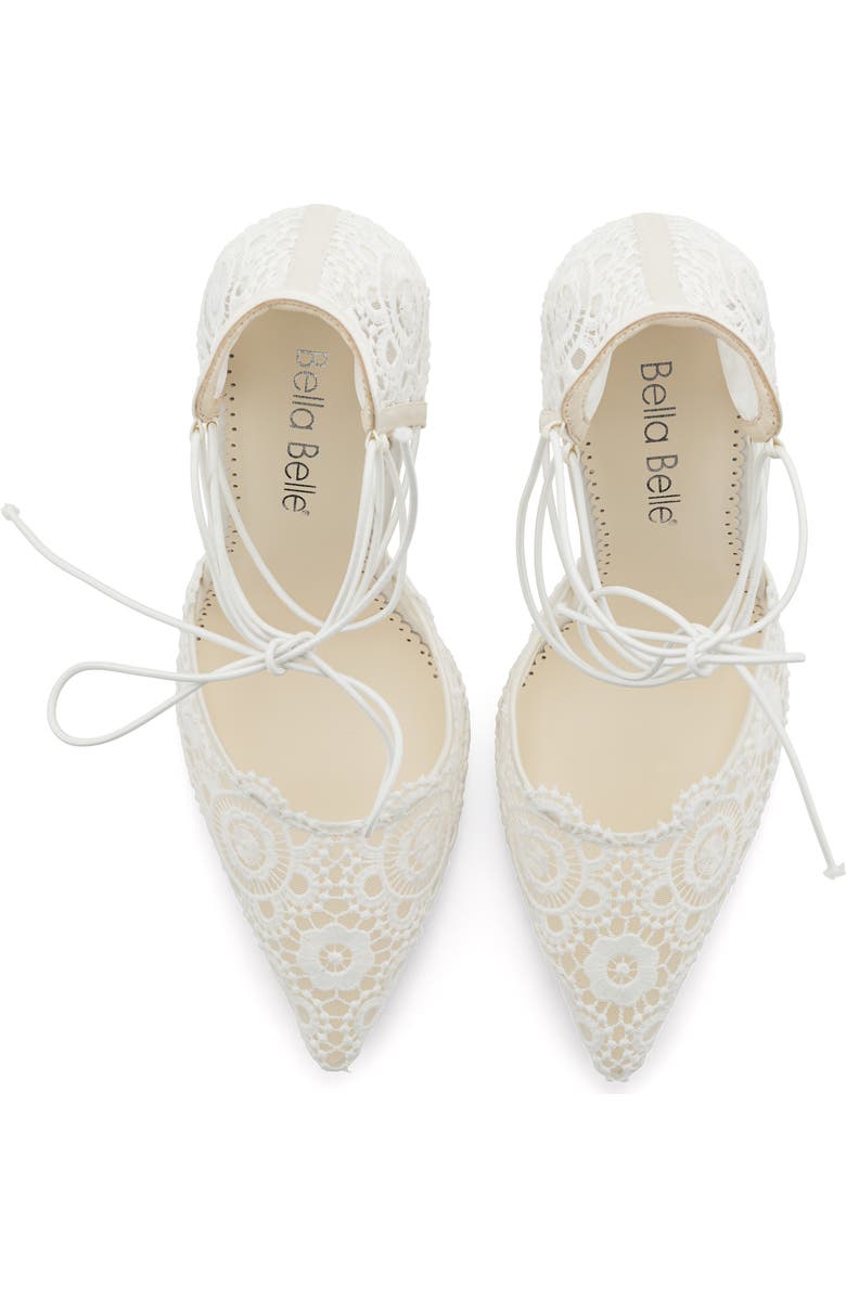 Bella Belle Cameron Pointed Toe Lace Pump, Alternate, color,