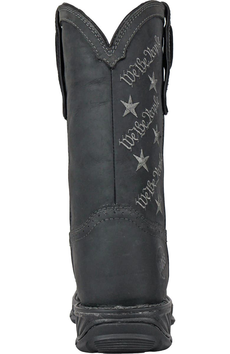 Hoss Boot Company HOSS We The People Western Composite Toe Work Boot, Alternate, color, Black