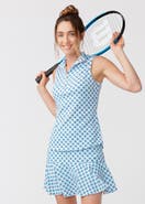 Cabana Life 1/4 Zip Sleeveless Sport Top