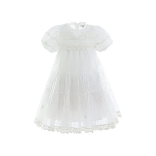 Sweet Cactus Lace Lined Bailey Dress In White