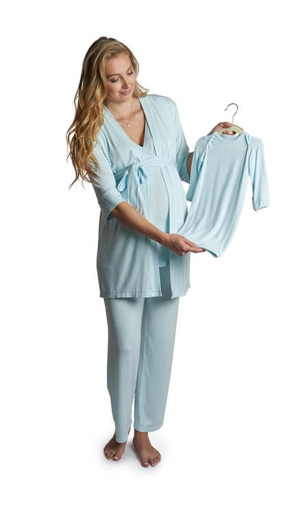 Analise During & After 5-Piece Maternity/Nursing Sleep Set for Mom & Baby