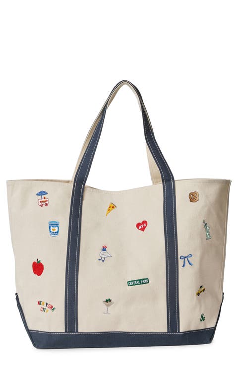 New York Icon Canvas Tote