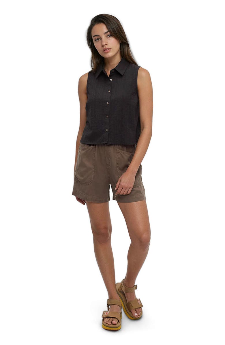 tentree Robins Shirt, Main, color, Meteorite Black
