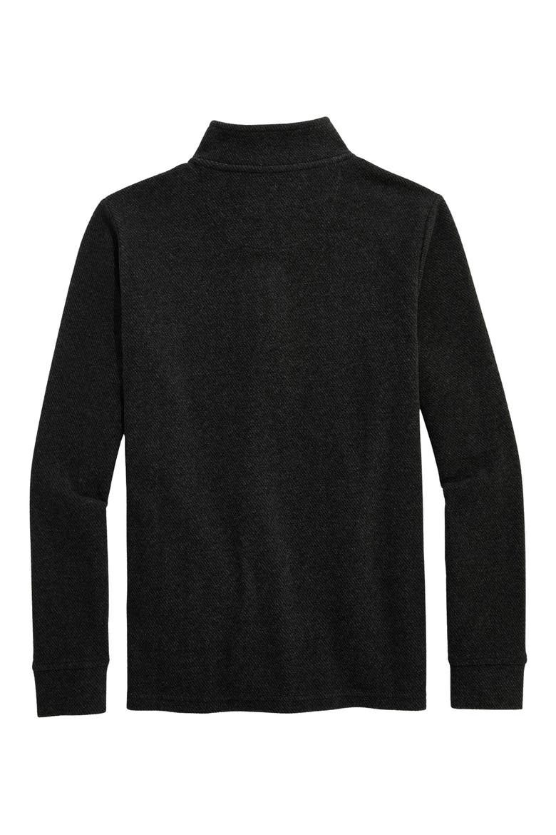 Kids' Calmwater Quarter Zip Pullover, Alternate, color, JET BLACK