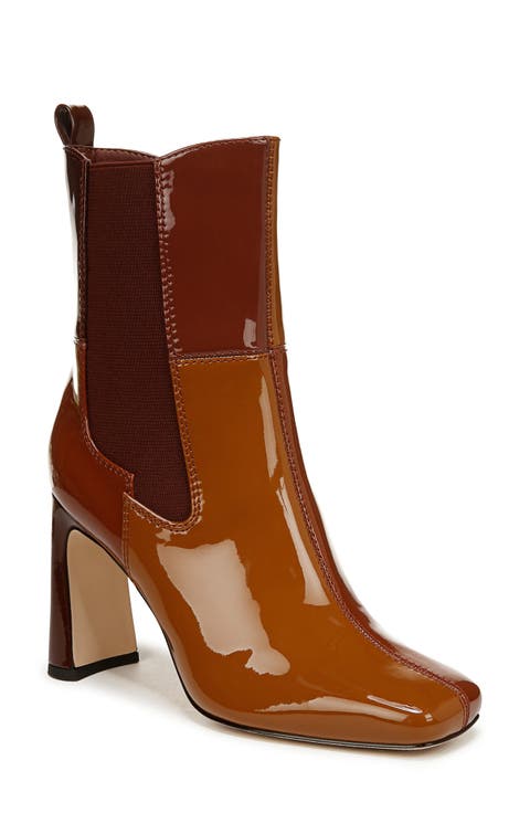 【PARTIMENTO】★ SLIM SQUARE TOE MIDI BOOTS ★ 4 COLOR Square Toe Boots | Public Desire