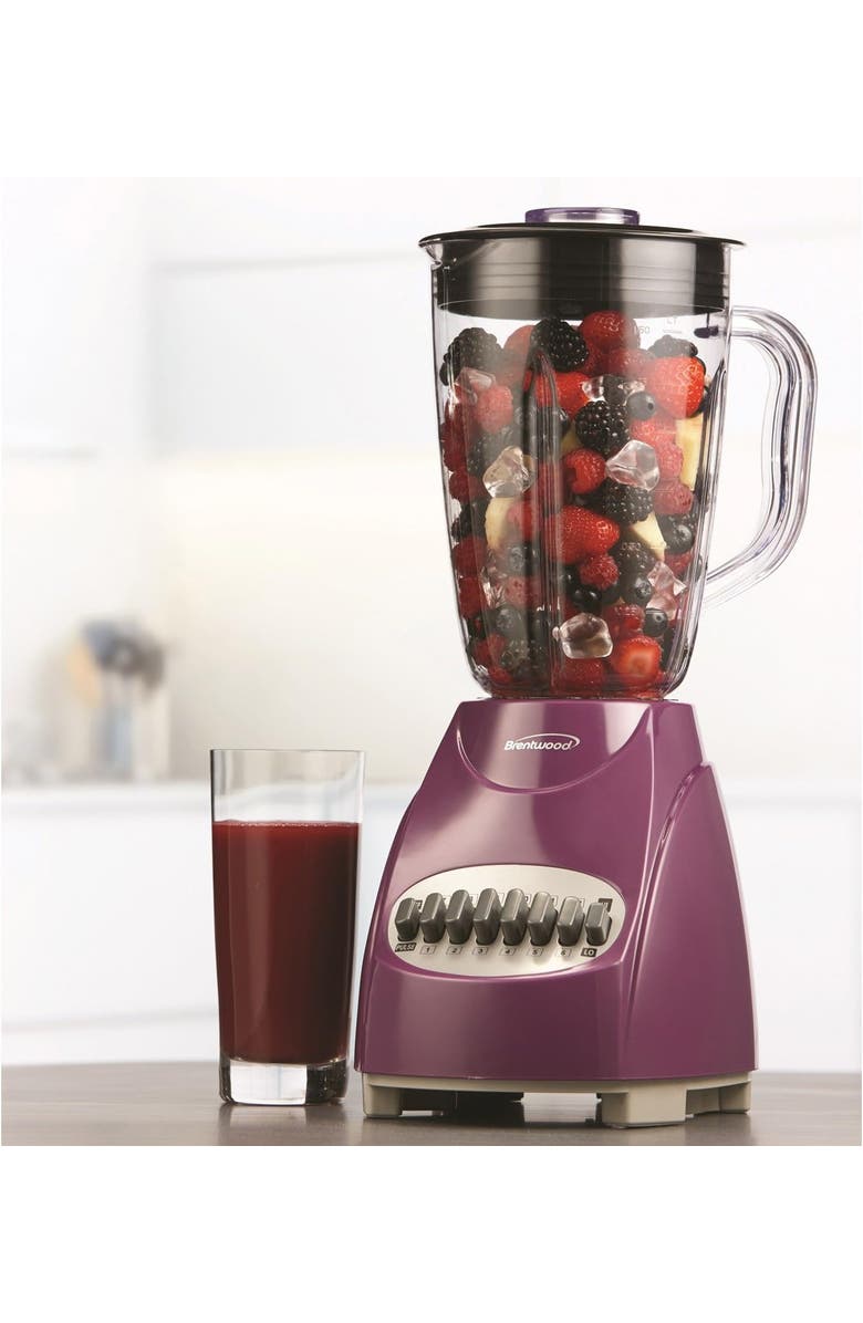 Brentwood Pulse Blender, Alternate, color, Purple