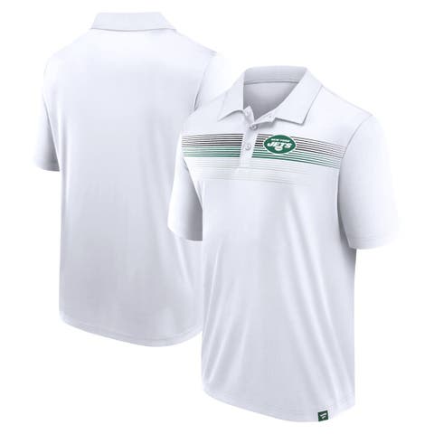 Men's Fanatics Branded White New York Jets Victory For Us Interlock Polo
