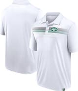 FANATICS Men's Fanatics Branded White New York Jets Victory For Us Interlock Polo