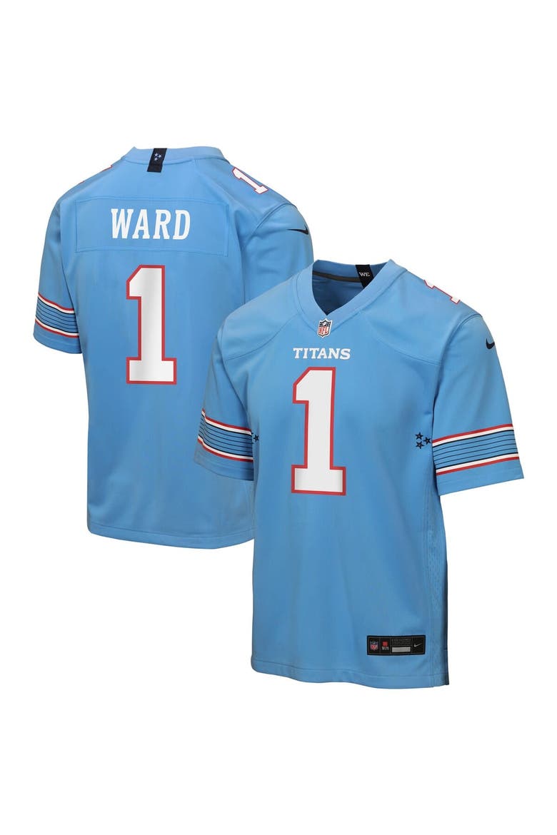 Youth Nike Cameron Ward Light Blue Tennessee Titans Game Jersey, Main, color, Light Blue