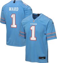 Nike Youth Nike Cameron Ward Light Blue Tennessee Titans Game Jersey