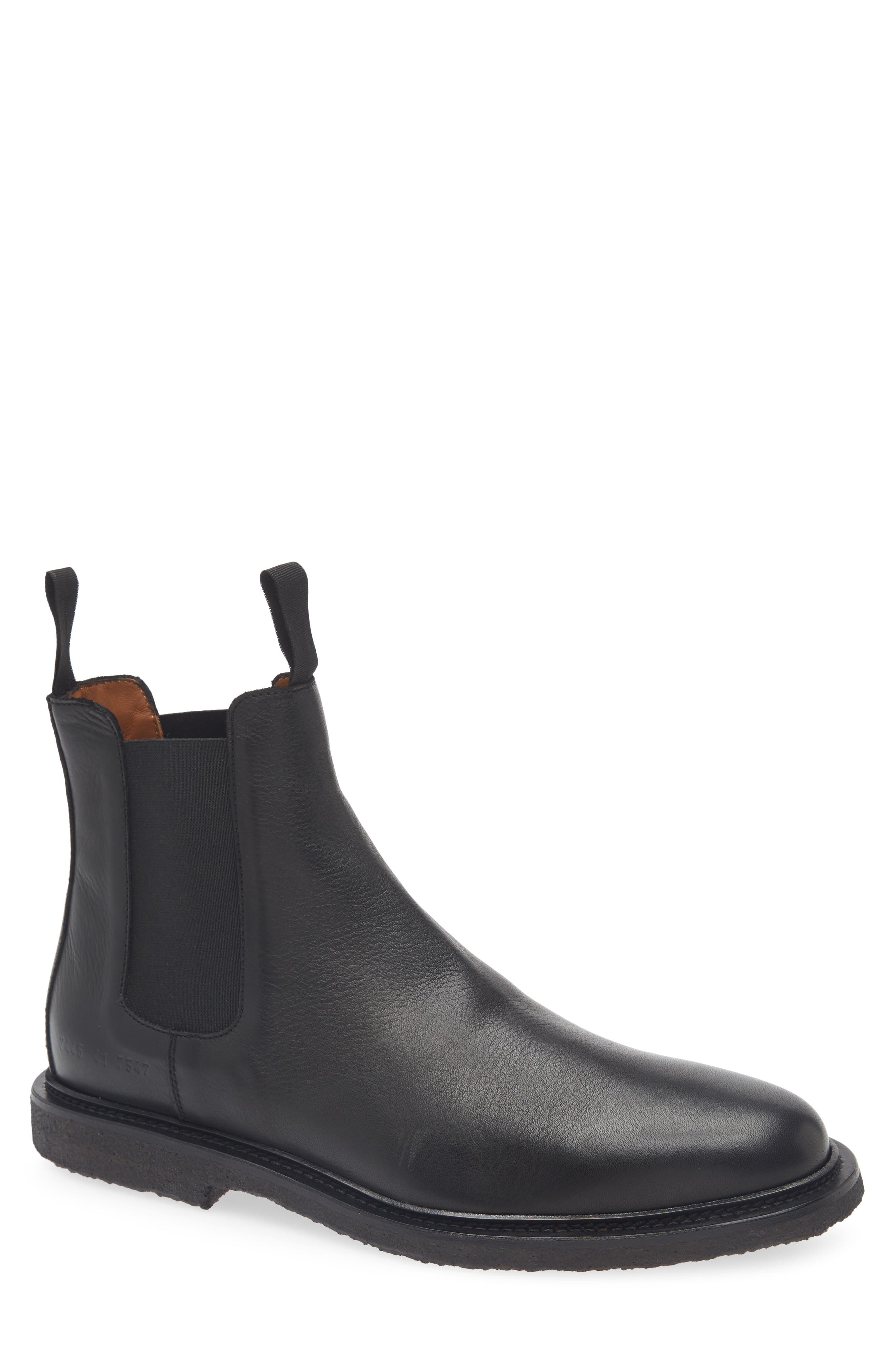 Common Projects Chelsea Boot, Main, color, Black