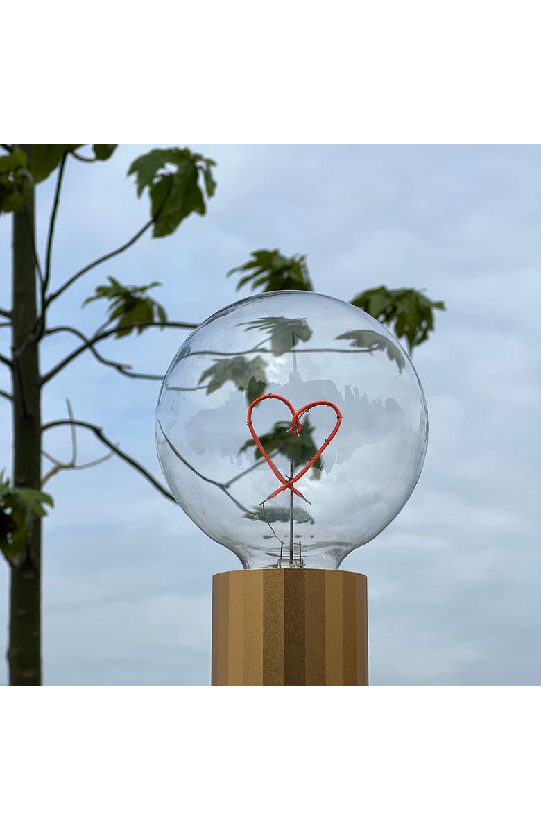 MITB Heart Portable Table Lamp, Alternate, color, Olive