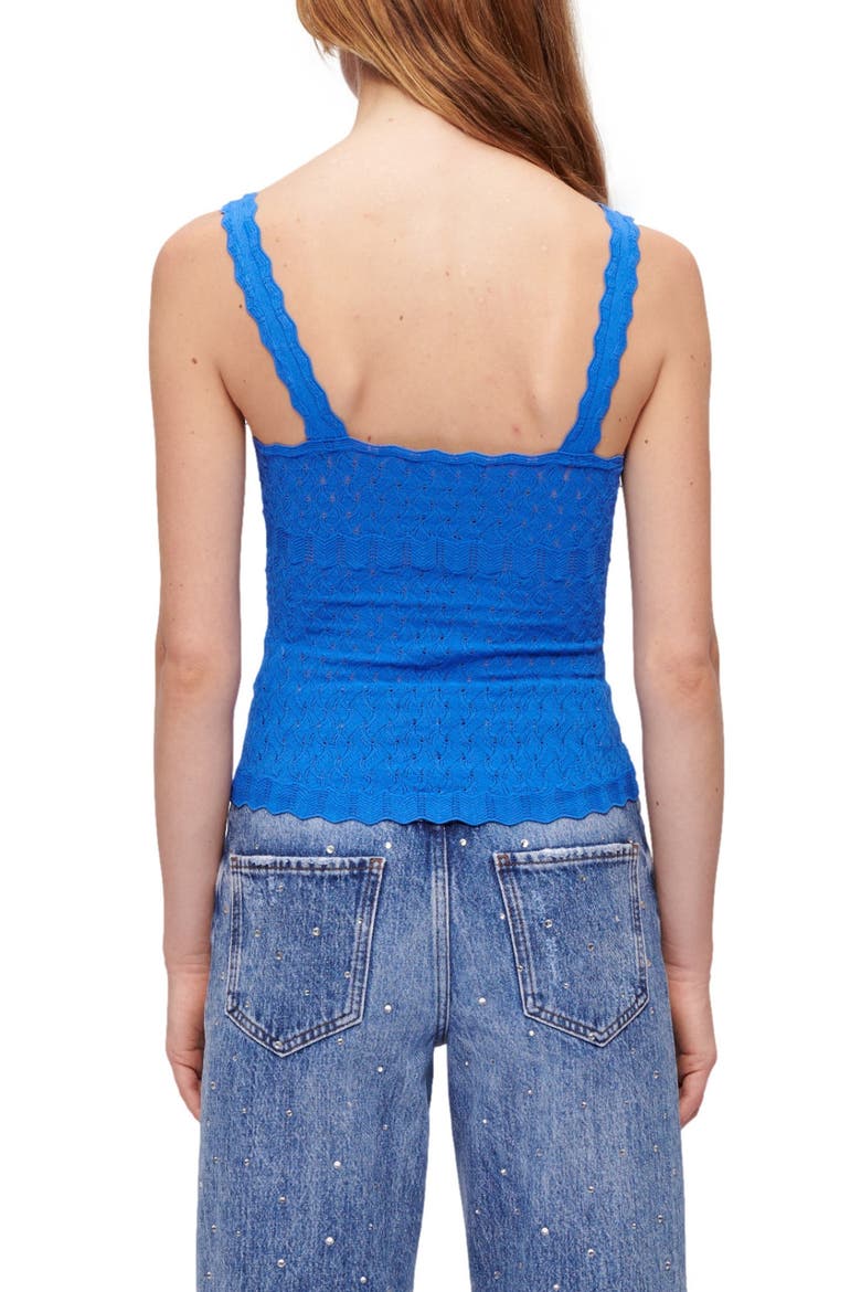 Mamo Jacquard Camisole, Alternate, color, BLEU